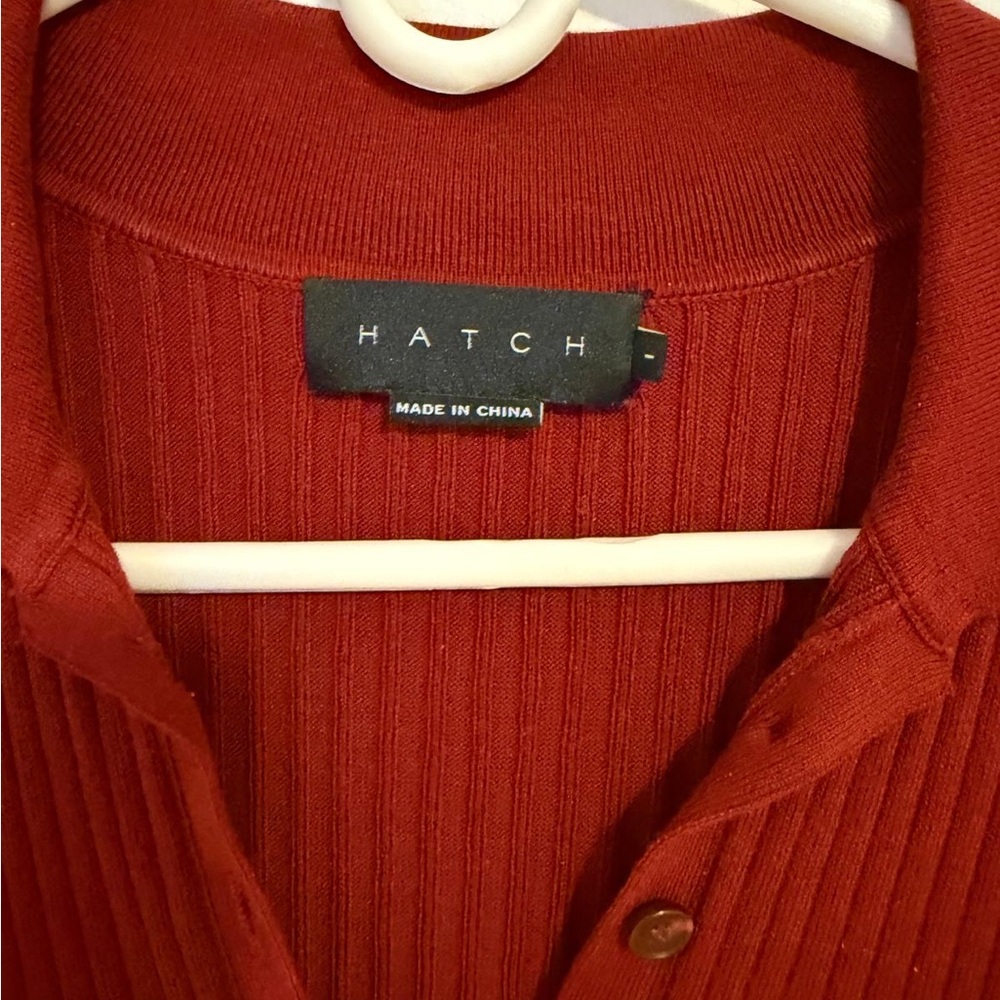 Hatch The Averie Polo Rib Sweater Dress - Picture 5 of 6